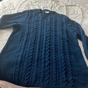 Cable knit sweater